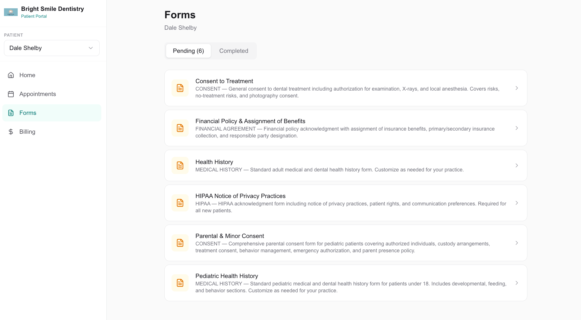 Digital Forms