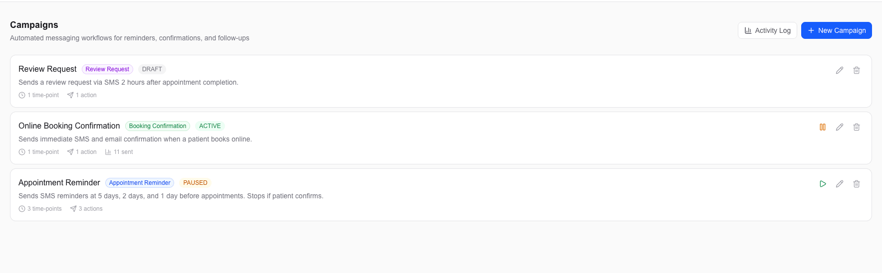 Automated Reminders
